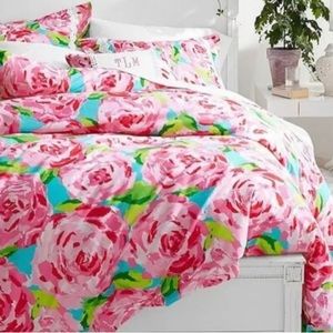 Lilly Pulitzer + Garnet Hill Full duvet cover and shams